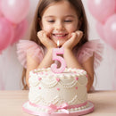 PHD CAKE 10-Pieces Pink Glitter Numeral Birthday Candles, Cake Numeral Candles Number 0-9 Glitter Cake Topper Decoration for Birthday,Wedding Anniversary,Party Celebration — 3