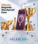 TORRAS Stronger Magnetic Shockproof for iPhone 18 Pro Case, Clear photo 2