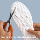 Massage Insole - 2 Pairs of Foot Insoles for Kids & Youth, 4D Cloud-Like Insoles for Women Men (Orange,5Y-6Y) — 1
