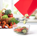 5 Pieces Flexible Plastic Cutting Board Mats with Food Icons, BPA Free Cutting Boards for Kitchen, Non Slip Cutting… — 5