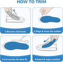 Insoles, 4D Cloud Insoles for Men and Women, Shock Absorbing - Gray — 6