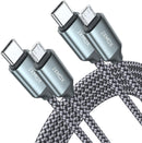 JXMOX USB C to Micro USB Cable, (3.3ft 2-Pack) Type C to Micro USB Charger Cord, Support Charge & Sync Compatible with Kindle/PS4/Xbox One/Android Phone and Samsung S7 S6 S5 and Micro USB Devices 1