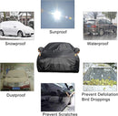 Full Car Covers for Sedan, Car Cover Waterproof All Weather Windproof Dustproof UV Protection Scratch Resistant Indoor Outdoor Univers — 2