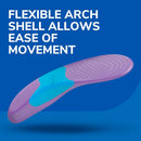 Dr. Scholl's Walk Longer Insoles - Comfortable Plush Foam Cushioning Inserts for Walking, Hiking, and Standing on Feet All-Day with Arch Support - Walk 50% Longer Without Muscle Fatigue - Women's Size 6-11 (2 Pairs) — 3