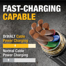 DEWALT Heavy Duty USB to Lightning Cable [Apple Mfi Certified] Durable, 4FT 4