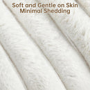 Donut Small Dog Bed Round Calming Kitten & Puppy Bed,20in White — 3