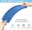 Silicone Sponge Holder, Kitchen Sink Organizer Tray（Blue） — 3
