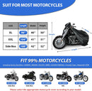 Motorcycle Cover for Cruiser Models Harley Davidson Iron 883, Fat Boy, Softail…