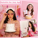 Atoden Birthday Girl Sash Glitter Headband Tiara Crown Sunglasses Pink Happy Birthday Decorations Party Favors Accessories for Adult Women Princess Outfits Gifts — 2