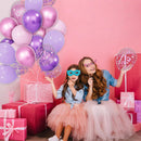 68Pcs Pink and Purple Balloons 12 Inch Metallic Purple Pink Latex Balloon Confetti ballons with Ribbons Party Balloons for Wedding Girls Birthday Baby Shower Decorations. | Pinkpurple — 8