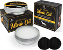 MEKER Mink Oil for Leather Boots, Leather Conditioner and Cleaner 3.52 oz-All-Natural Waterproof Soften and Restore Shoes — 1