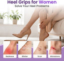 Heel Grips for Women Men Shoes - Kimihome 8 Pairs Heel Pads for Shoes That are Too Big, Heel Cushion Pads for Heel Slipping, Blisters, Friction, Non Slip Comfort Heel Inserts Filler Protectors (Beige) - Beige | 8 Pairs — 2