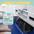 Petskd Small Pet Carrier 17" L x 12" W x 8.5" H Airline Approved, Black