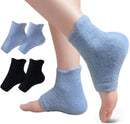 Moisturizing Socks for Cracked Heels - 2 Pairs Silicone Gel Spa Socks — 1
