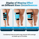 Comfytemp Large Knee Ice Pack Wrap Reusable Gel Full Coverage Knee Cold Pad - Blue51 — 4