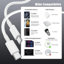 Essri USB C to USB C Cable 3FT for Apple iPhone 17 16 Charger Cord 4Pack 6