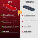 Metatarsalgia Insoles with Metatarsal Pad for Men Women, Ball of Foot Pain Relief Orthotics, Morton's Neuroma Pain Relief, Plantar Fasciitis Relief, Arch Support Shoe Inserts for Standing All Day 8
