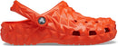 Crocs Unisex Adult Classic Geometric Clog – Lava — 4