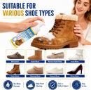 Suede Shoe Cleaner Kit, 6.76 Oz Nubuck & Suede Shoe Cleaning Foam with Brush and Towel, Sneaker Cleaner for Shoes, Leather, Nubuck, Knit, Canvas, Boots, Trainers, Removes Dirt & Stains Cleaner — 4
