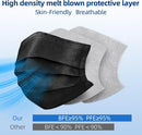 50Pcs Surgical Masks,Black Disposable Face Masks,3-Ply Breathable Mask For Adults,Great For Outdoors, Home, Office, School — 2