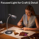 LEPOWER Metal Desk Lamp, Adjustable GooseNeck Reading Light for Bedroom — 8