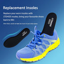 LTOHOE Memory Foam Insoles for Women Replacement Comfort 6mm Black US 7 — 5