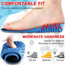 Ailaka Height Increasing Insoles for Men Women, 3 Heights Shock Absorbing - Blue, Heel Height: 3.5 Cm — 2