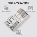 Grabie Micro Fineliner Pens, 6 Black Waterproof Drawing Pens | 6-Black — 8