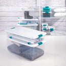 Sterilite Latching Storage Box, See-Through Base, 32-Qt — 7