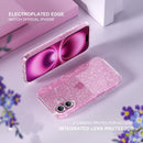 Choiche for iPhone 16 Case Clear Women Girly (Glitter Clear) — 4