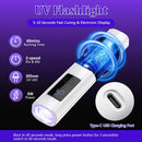 KISREL UV Light for Resin, Plug-in Double-Sided 2-in-1 Lamp with Flashlight — 7