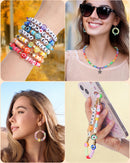 BestNow Clay Beads Bracelet Making Kit 5000 Pcs Friendship Bracelet Kits Flat Beads for Jewelry Making Polymer… — 5