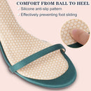 2 Pairs Gel Cushion High Heel Inserts, Self-Adhesive Sandal Inserts Insoles Women, New Anti Slip Design, 3/4 Invisible Dress Shoe Inserts, Shock Absorption Pain Relief, 2 Beige Women 5-8 — 2