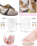 10Pcs High Heel Comfort Pads, Shoe Inserts for Women Shoes Too Big — 3
