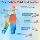 Carbon Fiber Arch Support Inserts Women Men, Wide Feet, Shock Absorbing, Arch Support, Distributes Pressure, Flat Feet Orthotic Insert, Work Boot Shoe Insole, Absorb Shock with Every Step(L) — 6