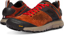 Danner Trail 2650 Hiking Shoes for Men - Durable Suede, Lightweight Textile with Breathable Mesh Lining, Ortholite Footbed & Vibram Traction Outsole - Brown/Red - Suede — 1