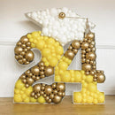 Awenztech 122pcs Metallic Gold Latex Balloons in 18 12 10 5 inches — 6