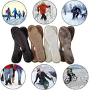 4 Pack Thick Synthetic Wool Insoles for Men Boots Winter Warm Shoe Insoles for Women Sneakers Slippers Bamboo Carbon Liners Faux Shearling Inserts for Shoes, Womens 10/ Mens 9 M US — 6