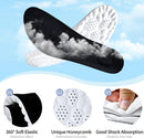 4D Cloud Steppers Insoles for Men Women, Memory Foam Work Boot Inserts — 4