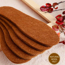 Soft Alpaca Wool Felt Winter Warm Shoe Boot Insoles - Natural Wool Felt Insert for Men and Women (Mens 10 or Womens 11) — 5