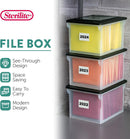 Sterilite File Box Tote with Lids for Letter and Legal Folders, 8-Pack — 3