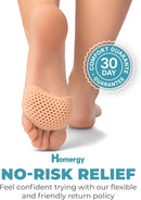 Homergy Metatarsal Foot Pads - Gel Ball of Foot Cushions for Pain Relief 5