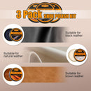 9Pcs Shoe Polish Kit, Brown White Black Shoe Wax for Leather Boots Shine — 5