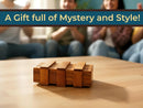BSIRI Wooden Secret Money Puzzle Box Brain Teaser with Hidden Compartments Ideal Jewelry Stash 3D Lock Gift Card Wood Stash Holder for Cash Gifts Storage for Kids and Adults Double Magic Puzzles Boxes — 5