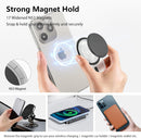 AUROX for MagSafe Phone Grip, Magnetic Phone Grip Holder, Transparent Black photo 2
