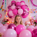 Pink Balloons Metallic, 60Pcs 12Inch Hot Pink Latex Balloon and Dark Magenta Balloons for Birthday Baby Shower Princess Party Decorations — 8