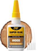 Wood Super Glue Liquid, Clear Instant CA Glue for Wood Furniture Heavy Duty — 1