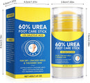 60% Urea with 2% Salicylic Acid Urea Foot Care Stick, Foot Cream Moisturizer for Dry Cracked Feet, Knees, Elbows, Hands,Moisturizes and Hydrates the Dry Skin,Callus Remover & Skin Softener -1.41oz — 8