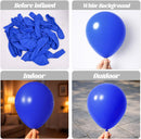 Voircoloria 90pcs Blue Balloons Garland Arch Kit, 18 12 10 5 Inch | 15 Blue | 5/10/12/18 inch - 90pcs — 3