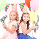 LXZFCRG 260 Long Balloons, Shiny Metallic Latex Twisting Balloon for Balloon Animals, Magic Balloons for Birthdays Wedding Party Decorations 100pcs (Metallic Silver) — 6